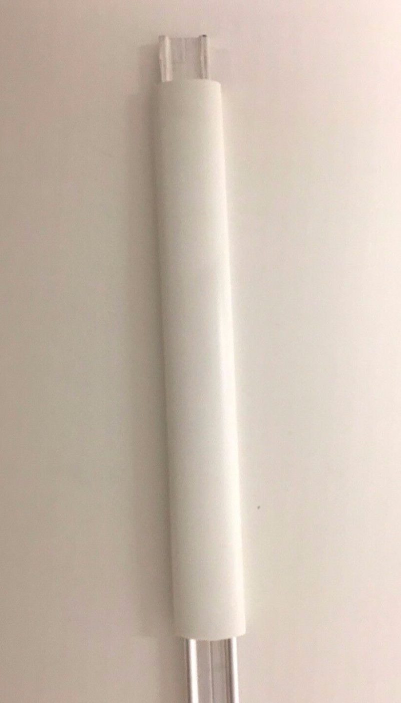 Sample 1″ Wide White RV Boat Camper Vinyl Trim Molding Flexible Screw Cover – Image 6