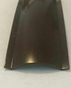 1″ Brown Walnut Vinyl Insert Molding Trim Screw Cover RV Trailer – Image 1