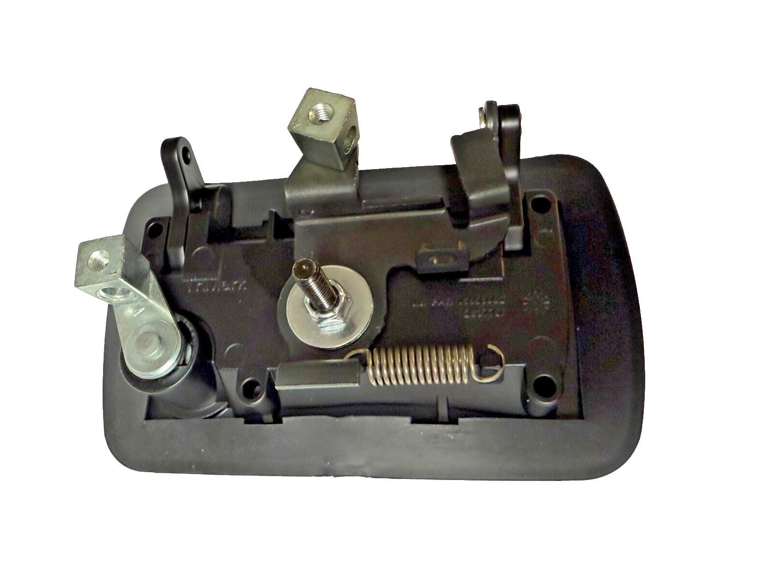 TriMark RV Door Lock 22668-01 Black Paddle Handle 2 Keys Utility Vehicles Van – Image 2