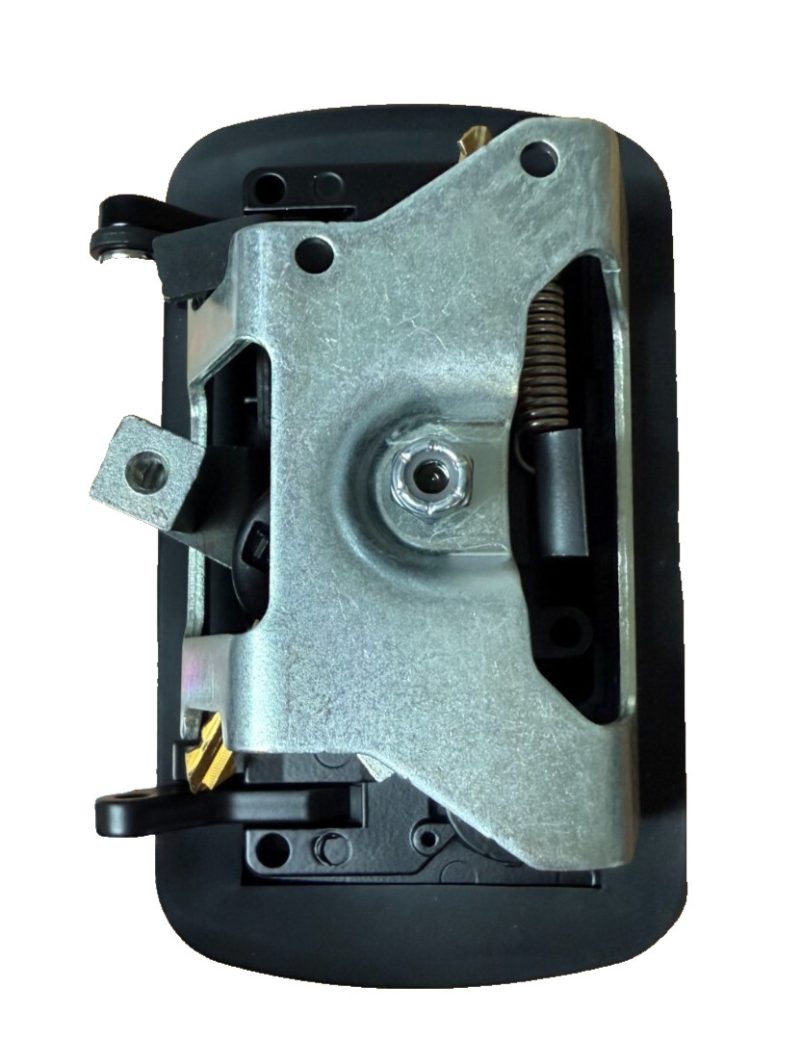 TriMark RV Door Lock 22668-01 Black Paddle Handle 2 Keys Utility Vehicles Van – Image 3