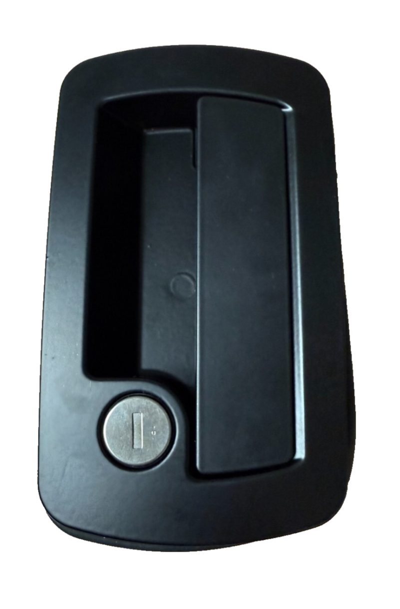 TriMark RV Door Lock 22668-01 Black Paddle Handle 2 Keys Utility Vehicles Van – Image 5
