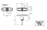 TriMark T Handle Pop Up Lock Latch TM911 Tonneaus Cargo Trailer RV 11738-37 – Image 6