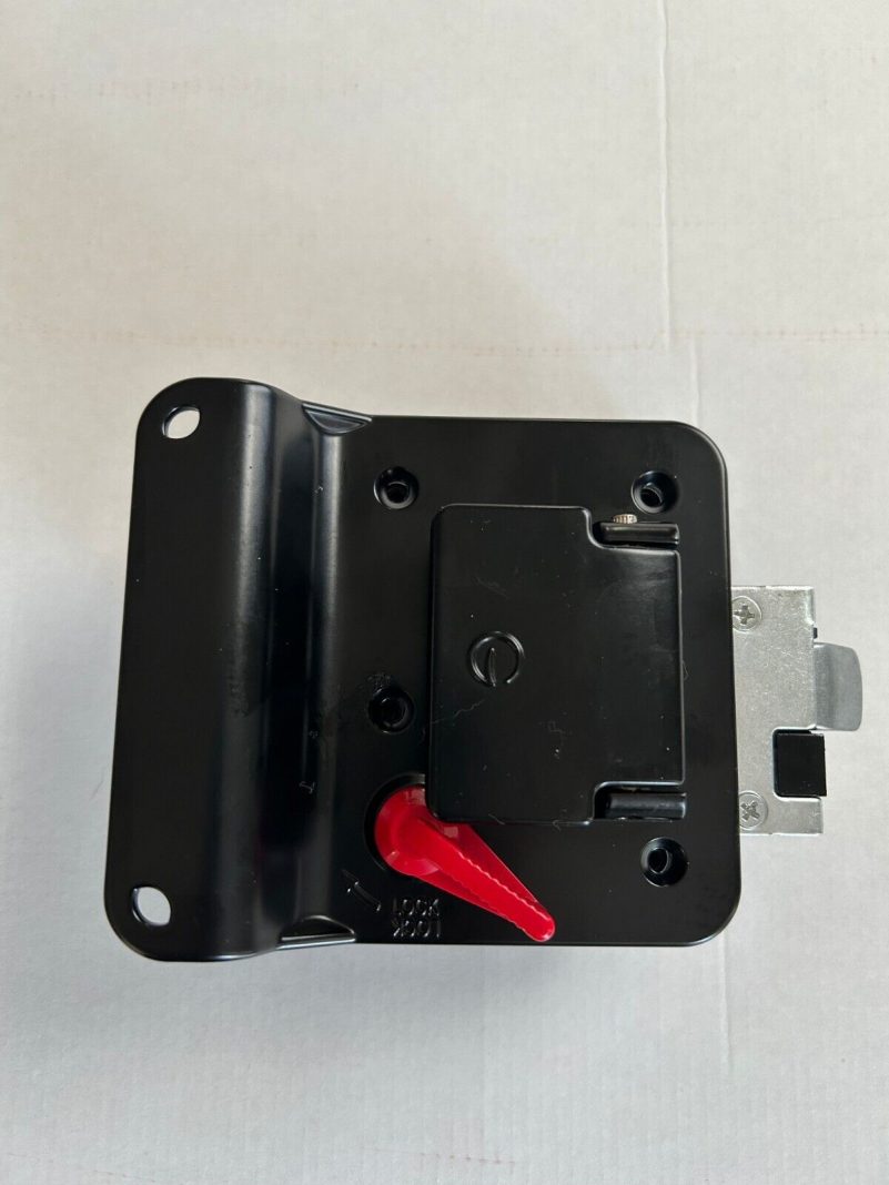 RV Travel Trailer Global Link Entry Door Lock Black Paddle Deadbolt – Image 4