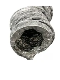 Flexible RV Air Heat Duct Flex Hose Metalized 4″ x 25 Feet D&W – Image 1