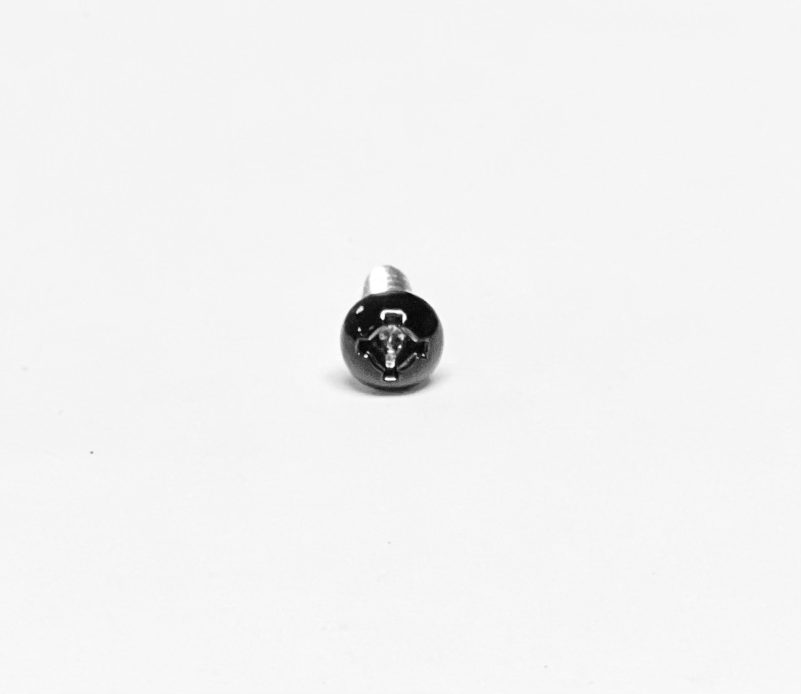 #8 x 3/4″ Pan Black Head Screw Quad Drive Twinfast Tread Hard Zinc RV Cargo – Image 2