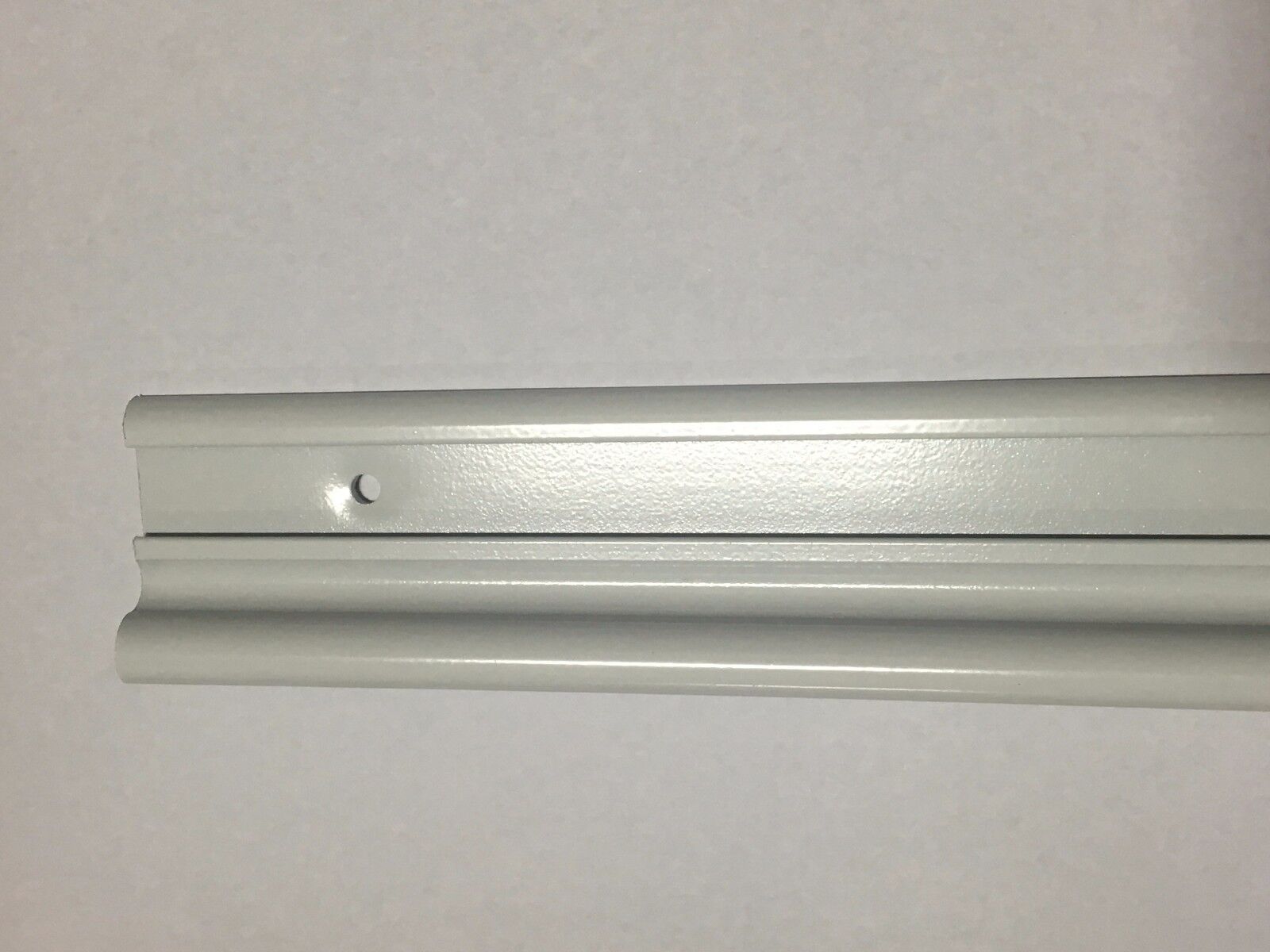 92″ White Aluminum Vinyl Insert Belt Rail Hinge Trim Molding Compartment Door – Image 7