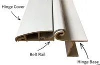 92″ White Aluminum Belt Rail Hinge Cover Trim Compartment Door Fits RV-1006 – Image 5