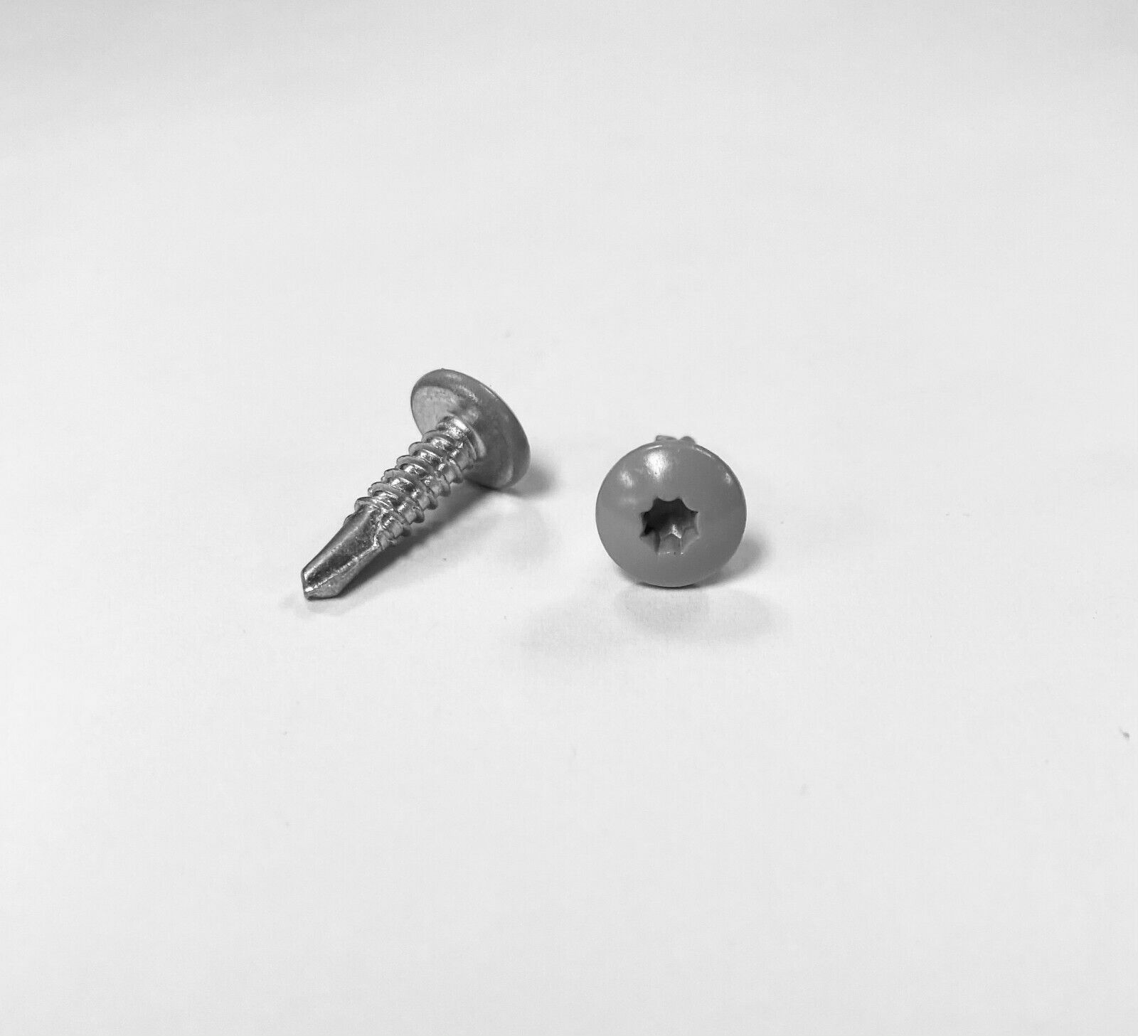100 Grey #304 3/4″ Cargo Utility RV Toy Trailer Exterior Self Tapping Screws – Image 1