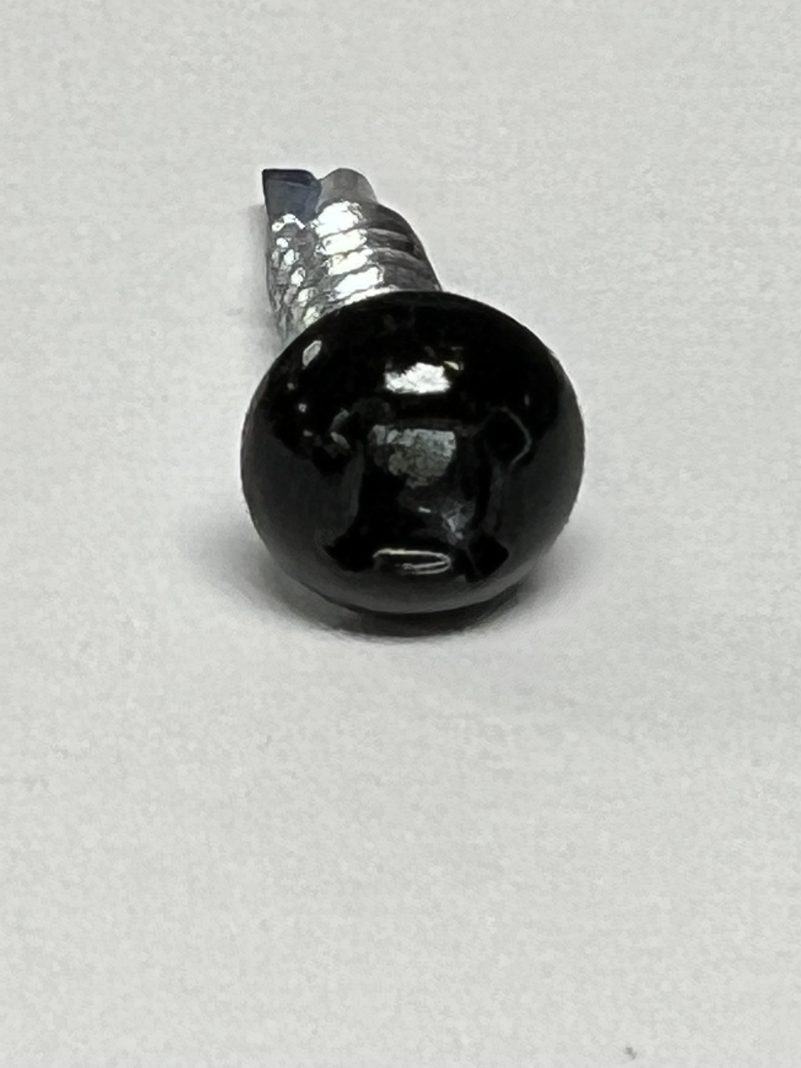 100 Pan Black Head Screw # 8 X 3/4″ Quad Drive Self Tap Drilling Screws Cargo RV – Image 1