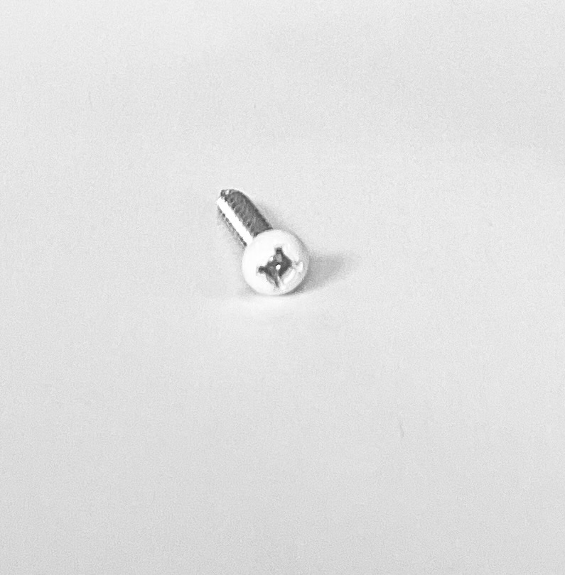 100 Pan White Head Screw # 8 X 1″ Quad Drive Twinfast Thread Screws Cargo RV – Image 2