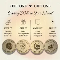 Time 2 Rise Inspirational Coins - Motivational Pocket Tokens for Small Reminders with Big Meaning – Image 4