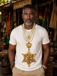 Unisex Order of the Queen of Sheba garment-dyed heavyweight t-shirt – Image 7