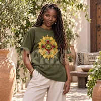 Unisex RTV-HC-0007 Imperial Order of the Seal of Solomon garment-dyed heavyweight t-shirt – Image 5