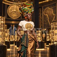 Unisex RTV-HC-0004 Coin: Crowned Lion of Judah bearing the Imperial Processional Cross garment-dyed heavyweight t-shirt – Image 2