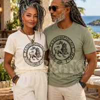 Unisex RTV-HC-0009 - Imperial Lion of Judah Great Seal  garment-dyed heavyweight t-shirt – Image 2