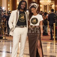 Unisex RTV-HC-0001 - 1966 Ethiopian Empire 200 Dollar Gold Proof (Reverse) garment-dyed heavyweight t-shirt – Image 2