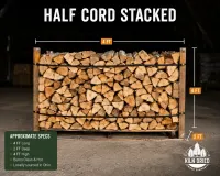 Half Cord Bulk Kiln-Dried Firewood – Image 2