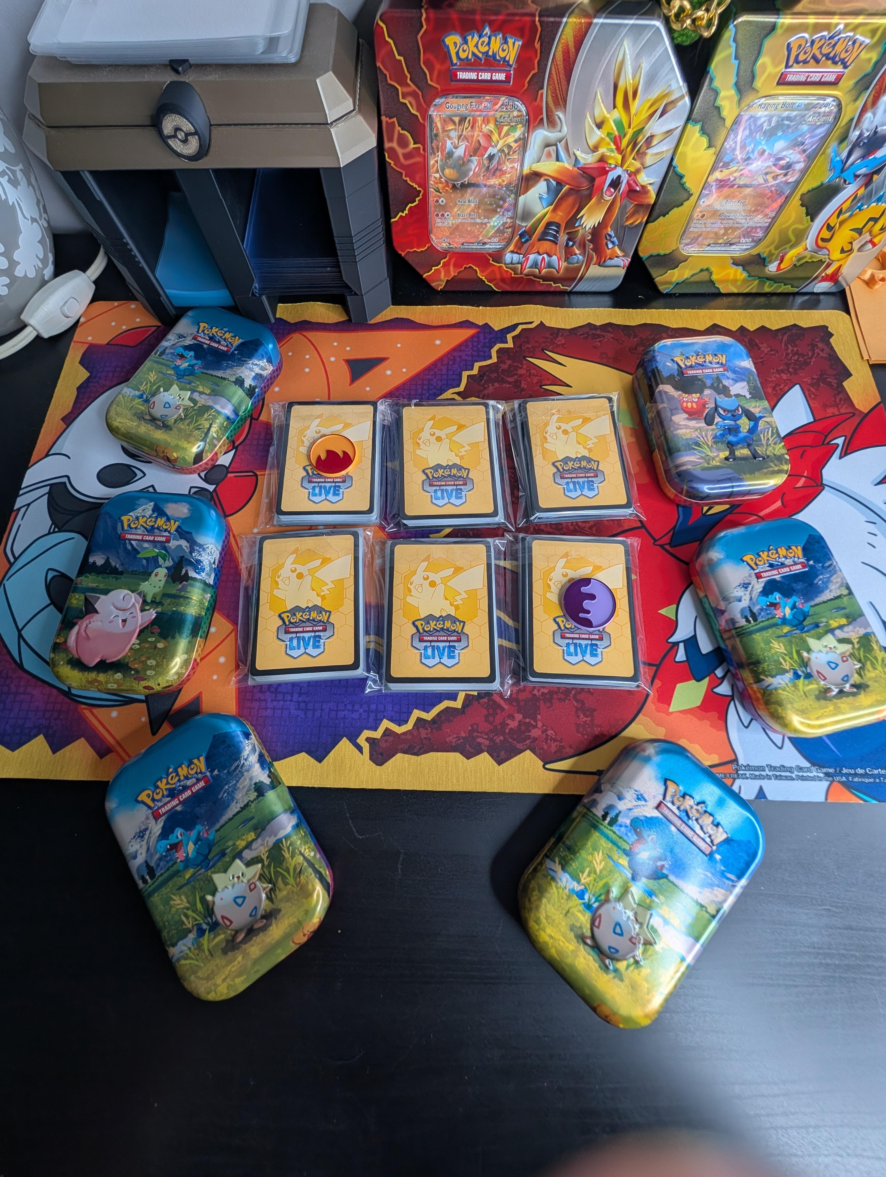 POKEMON Mini Tin - 1 FULL ART + 1 EX GUARANTEED | 30 Card Pokemon Lot – Image 1