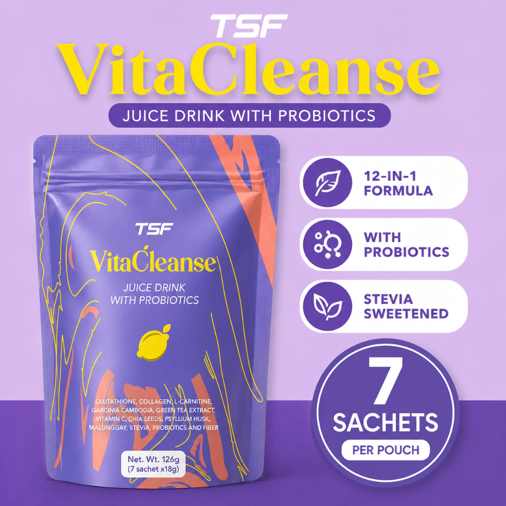 TSF Vitacleanse Juice | 12-in-1 Wellness & Detox Juice | Probiotics | 1 Pouch – Image 1