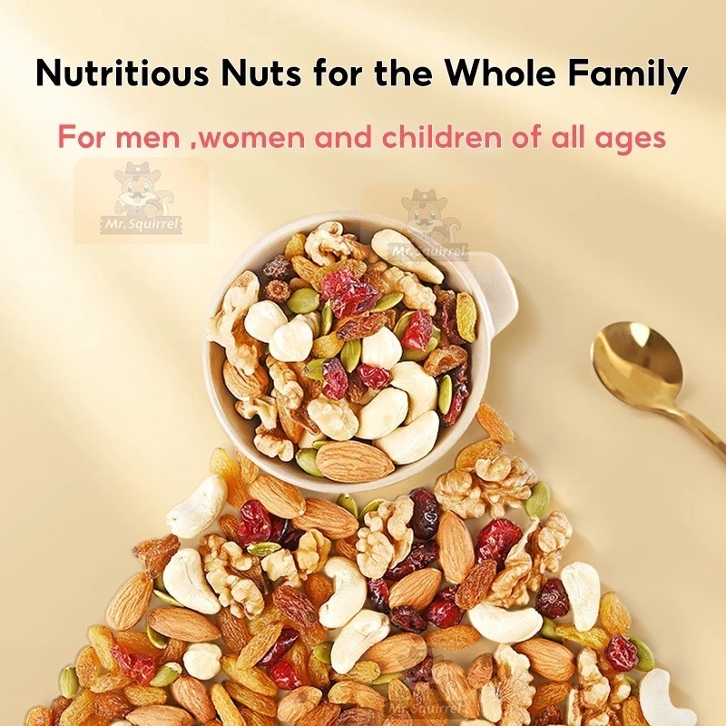 【Buy 1 Take 1】Mr.Squirrel 7 In 1 Mixed Nuts And Fruits 150g/250g/500g Trail Mix Fruit And Nut Daily – Image 4