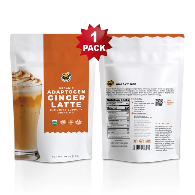 Organic Adaptogen Ginger Latte Kit – Image 3
