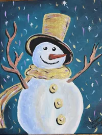 Snowman Painting – Image 1