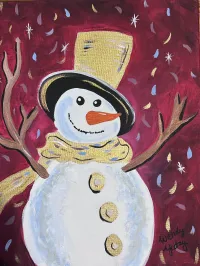Snowman Painting – Image 2