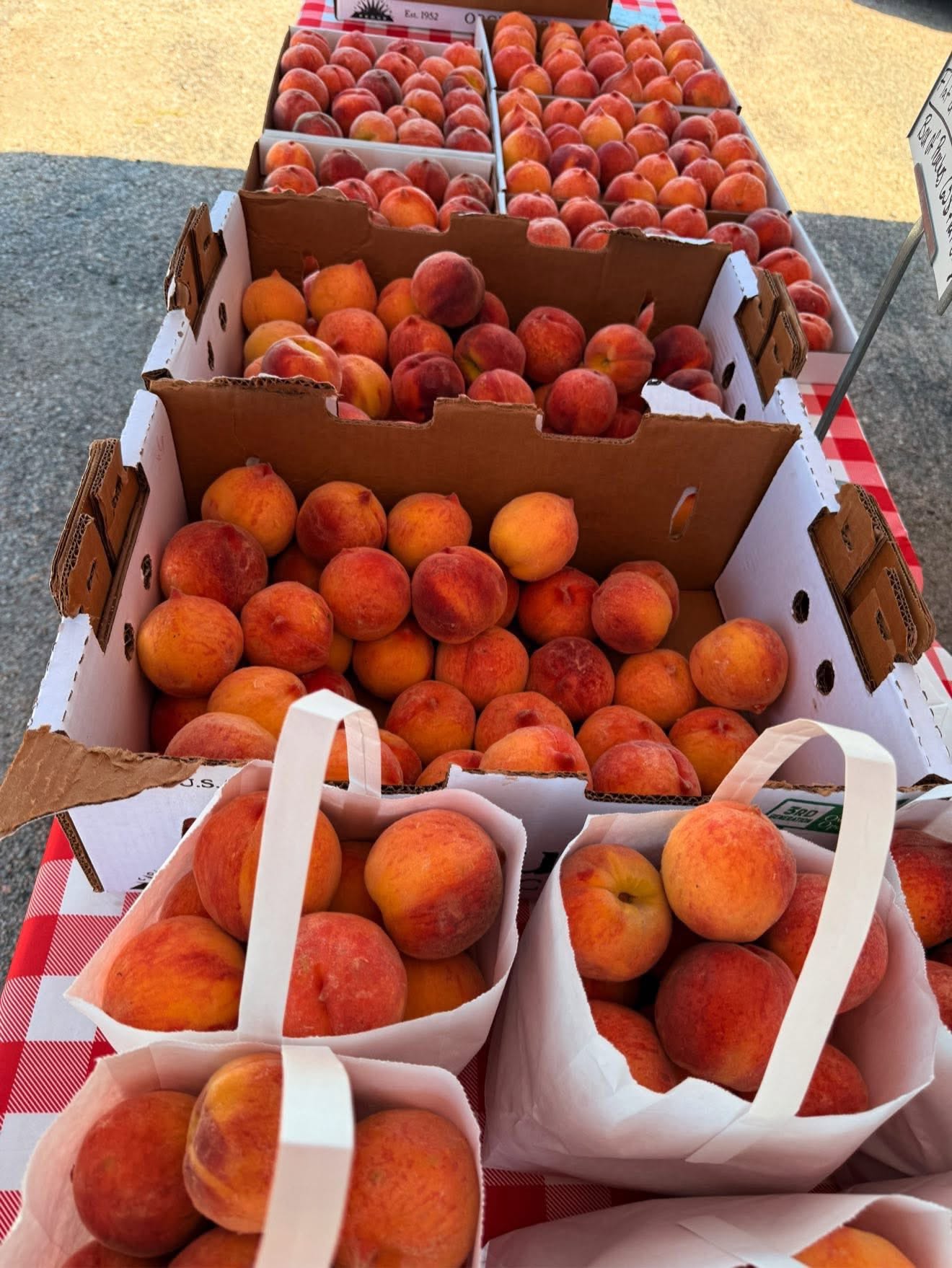 Flat of Peaches – Image 2