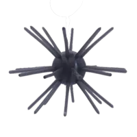 Bulk Sale 2.5in Sea Mine Urchin – 8 Packs Black, 28, Firm Blend (Slow Sink)