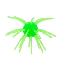 Sea Mine Urchin 2.5in - Neo Glow Green (3pk) – Firm Plastisol (Slow Sink), 28