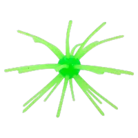 Sea Mine Urchin 4in - Neo Glow Green (3pk) – Firm Plastisol (Slow Sink), 28