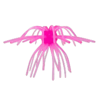 Sea Mine Urchin 4in - Neo Pink (3pk) – Firm Plastisol (Slow Sink), 44