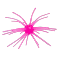 Sea Mine Urchin 4in - Neo Pink (3pk) – Firm Plastisol (Slow Sink), 28