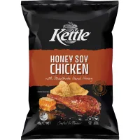Kettle 45g – Chilli, Honey Soy Chicken, Sea Salt x 18 – Honey Soy Chicken