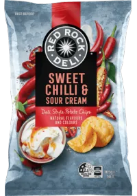 Red Rock Deli 28g x 18 CODE -  1800 - 13154 - 1802 – Sweet Chill & Sour Cream