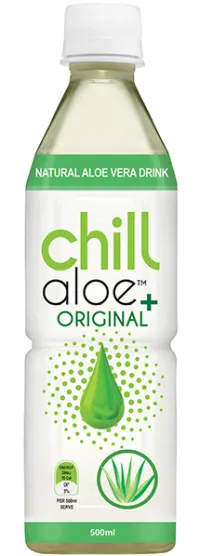 Chill Aloe – 500ml Grape, Lychee, Original, Peach, Watermelon CODE -  8463, 8464, 7280, 8465, 8590 – Original
