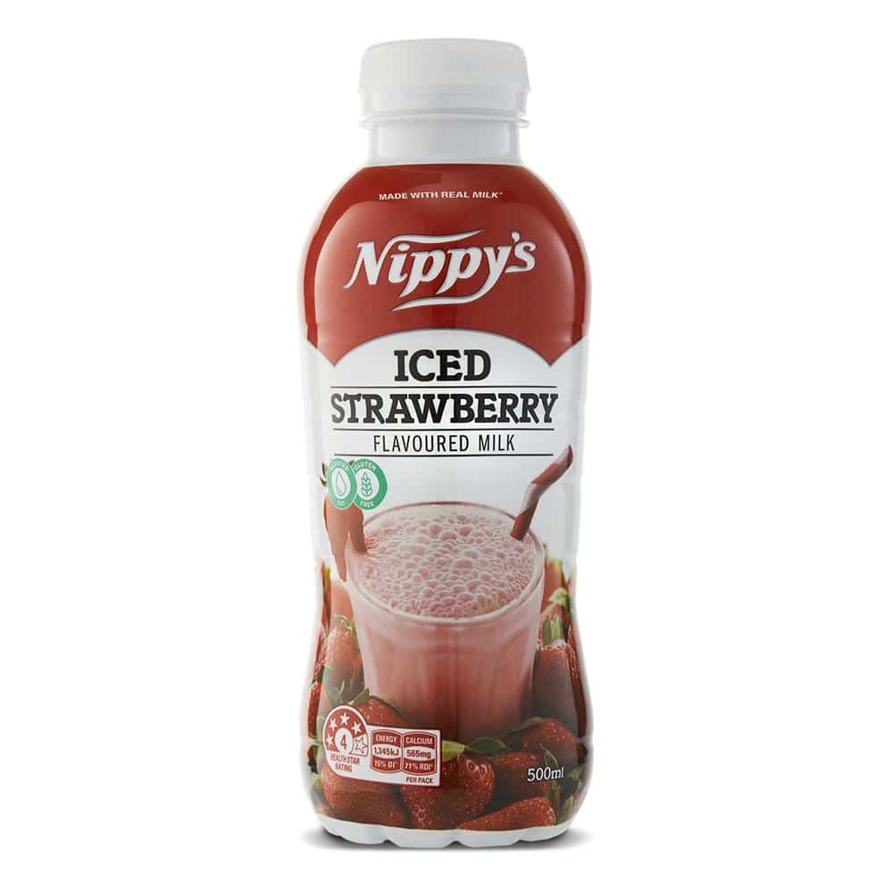 Nippy’s PET 500ml – Chocolate, Coffee, Strawberry, Honeycomb CODE -  6706 - 6707 - 6708 - 6913 – Strawberry