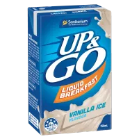 Up & Go 250ml – Chocolate, Strawberry, Vanilla, Banana – Vanilla