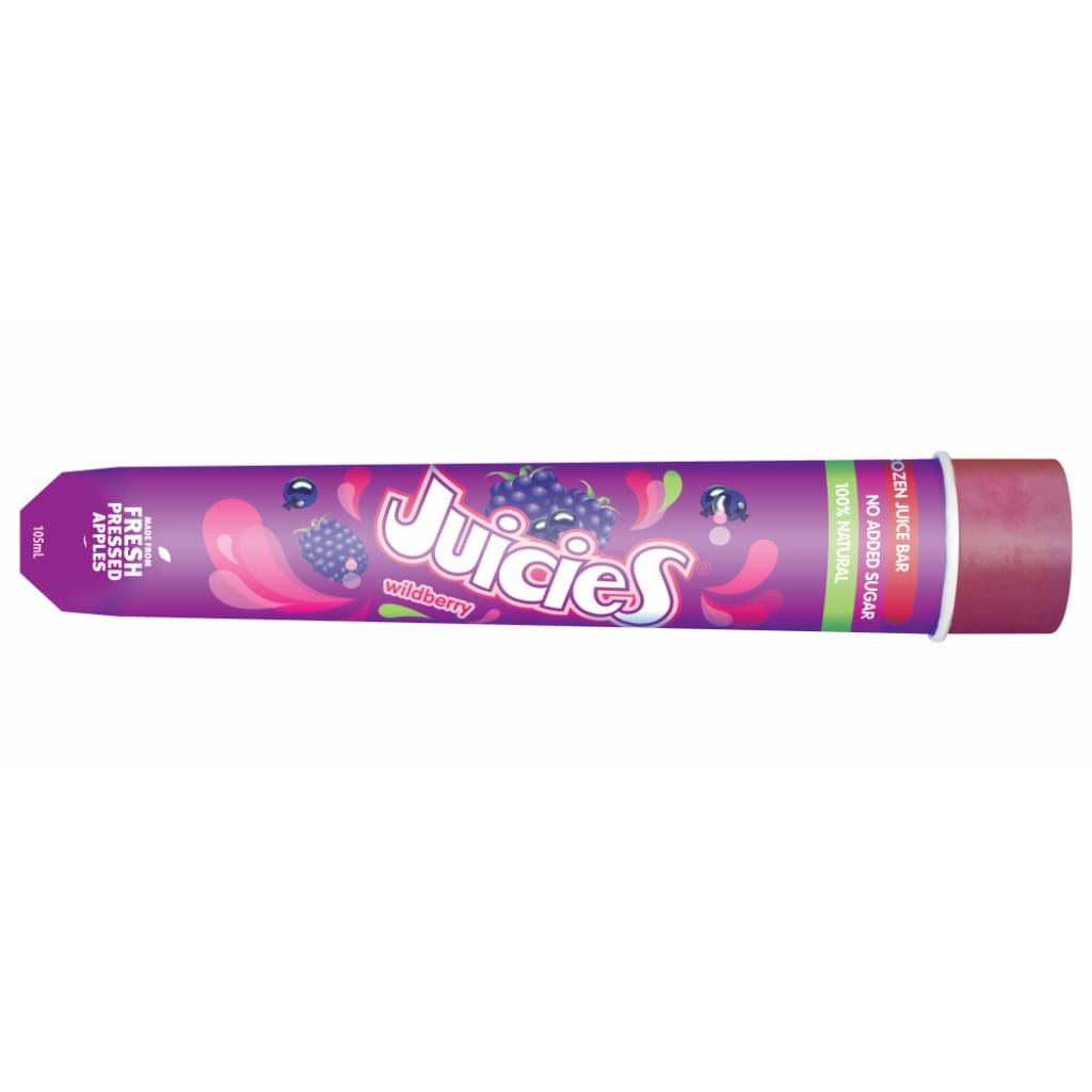 Juicies Tubes 105ml – Lemonade, Tropical, Wildberry *Frozen – Wildberry 