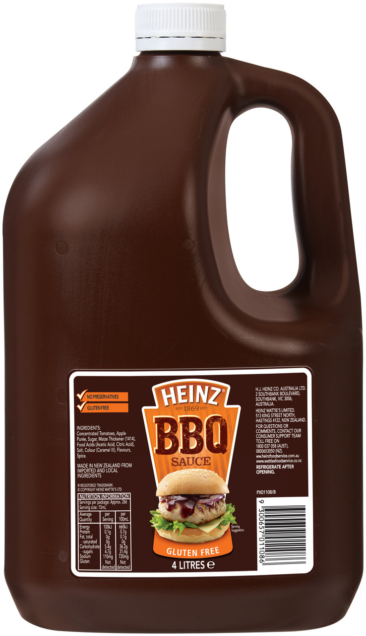 BBQ Sauce Fountain GF 4Litre CODE -  0365 – Image 1