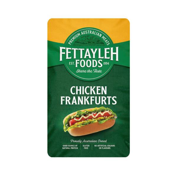 F Frankfurts Chicken Halal {Frozen}1kg { 10 } CODE -  6718 – Image 1