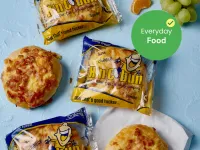 Bacon & Cheese Bun 100g x 24  – Image 1