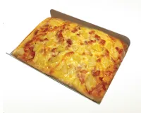 Slab Pizza Ham & Pineapple 140g x 24 – Image 1