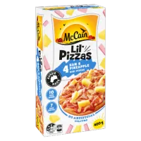 Pizza Lil’ Singles Ham & Pineapple 100g x 24 – Image 1
