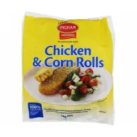 Chicken & Corn Rolls (approx. 10 pieces per kg) 5x1kg – Image 1
