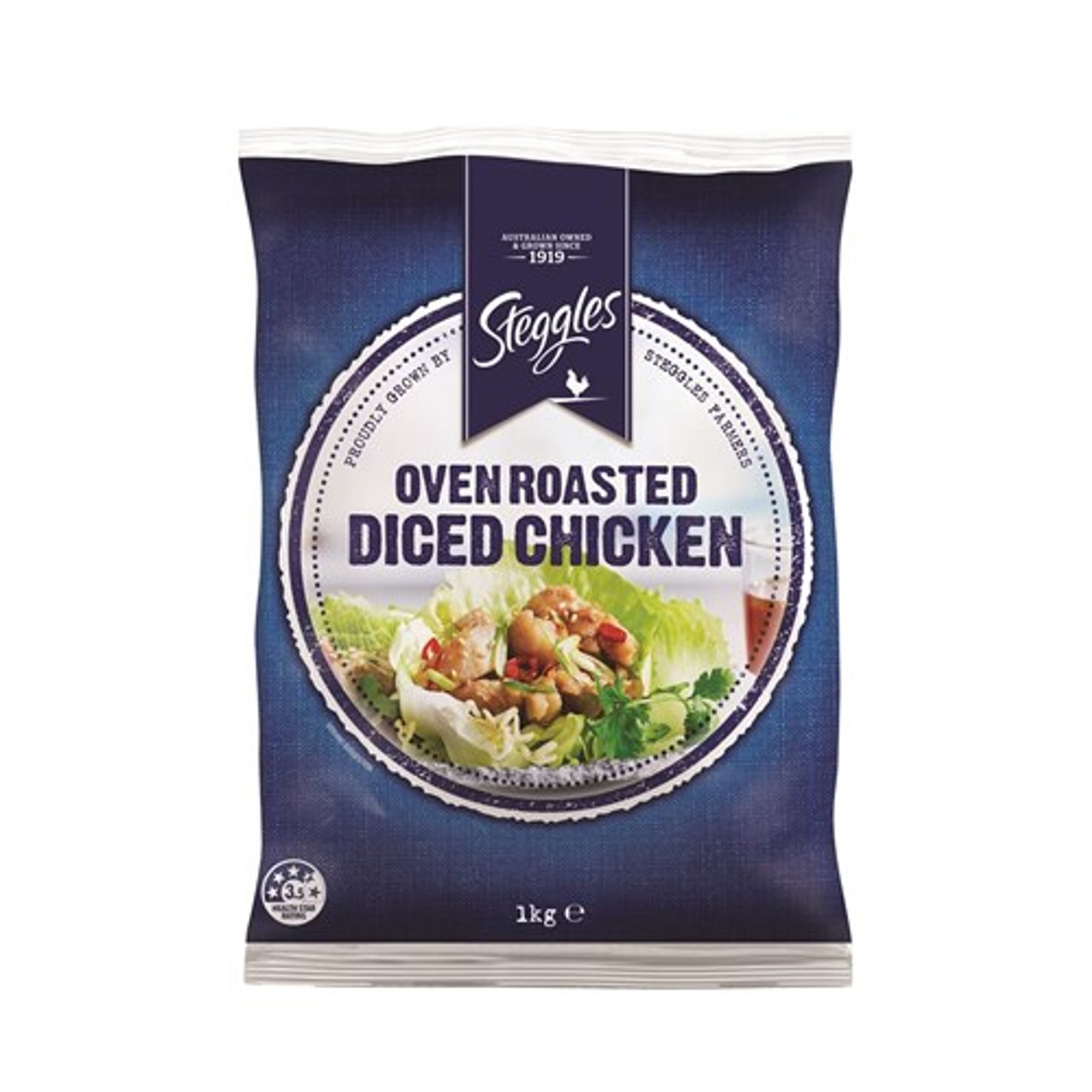 Diced Roast Chicken Meat 6 x 1 kg – Image 1