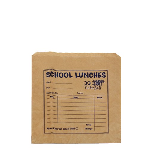 4F Printed Lunch Bag G.Q.F. {237x275mm} CODE -  0304 – Image 1