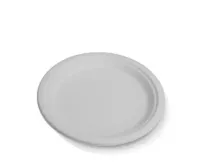 9" Plates Enviro Sugarcane Round x 50 – Image 1