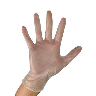 Gloves Clear – Small, Medium, Large x 100 CODE - 0321- 0320- 0322  – Image 1