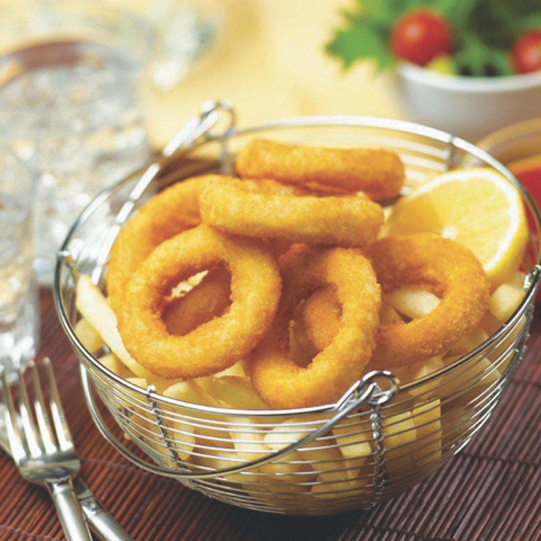 Calamari Crumbed (approx. 40 pieces) 1kg – Image 1